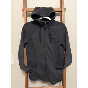 women's black full-zip performance hoodie, - The North Face - medium